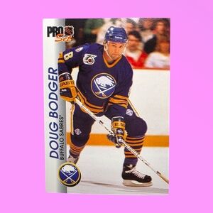 NHL 1992-93 Doug Bodger Buffalo Sabres #17 Pro Set Hockey Card